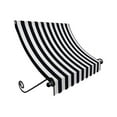 thumbnail image 1 of Awntech ECH1836-US-7KW 7.38 ft. Charleston Window & Entry Awning, Black & White - 18 x 36 in., 1 of 1