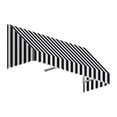 thumbnail image 1 of Awntech EF1030-US-6KW 6.38 ft. San Francisco Window & Entry Awning, Black & White - 16 x 30 in., 1 of 1