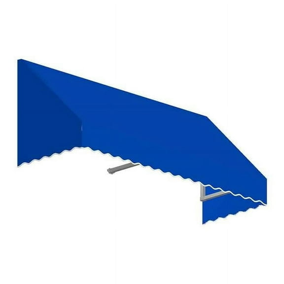Awntech EF1836-US-5BB 5.38 ft. San Francisco Window & Entry Awning, Bright Blue - 18 x 36 in.