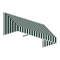 thumbnail image 1 of Awntech EF1836-US-6FW 6.38 ft. San Francisco Window & Entry Awning, Forest Green & White - 18 x 36 in., 1 of 1