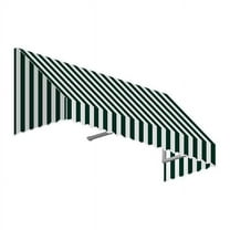 Awntech EF23-US-5FW 5.38 ft. San Francisco Window & Entry Awning, Forest Green & White - 24 x 36 in.