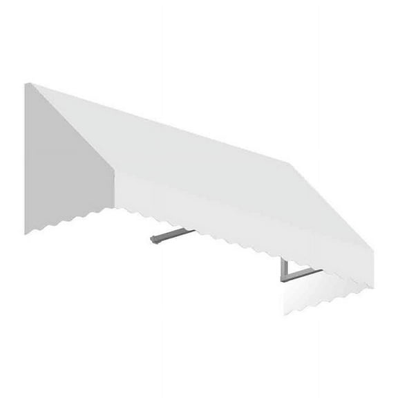 Awntech EF2442-US-5W 5.38 ft. San Francisco Window & Entry Awning, Off White - 24 x 42 in.