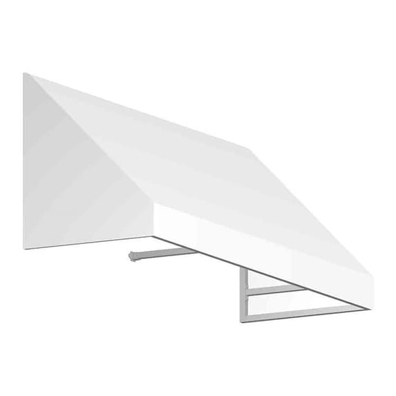Awntech EN23-US-3W 3.38 ft. New Yorker Window & Entry Awning, Off White - 24 x 36 in.