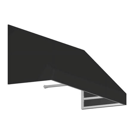Awntech EN23-US-8K 8.38 ft. New Yorker Window & Entry Awning, Black - 24 x 36 in.