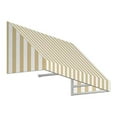 thumbnail image 1 of Awntech EN23-US-8LW 8.38 ft. New Yorker Window & Entry Awning, Linen & White - 24 x 36 in., 1 of 1