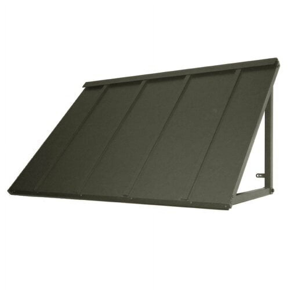Houstonian Gray Steel Standing Seam Window/Door Awning, 68" x 36"
