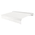 thumbnail image 1 of Awntech 20 Ft Key West Left Motorized Heavy Duty Patio Retractable Awning with Cassette (240in x 9.38in x 120in), White, 1 of 8