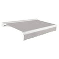 thumbnail image 1 of Awntech 16 Ft Key West Manual Heavy Duty Patio Retractable Awning with Cassette (192in x 9.38in x 120in), Gray, 1 of 8