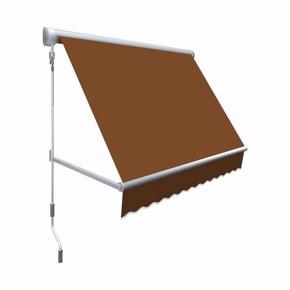 Awntech MS3-US-TER 3 ft. Mesa Window Retractable Awning, Terra Cotta - 24 x 24 in.