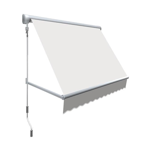 Awntech MS5-US-W 5 ft. Mesa Window Retractable Awning, Off White - 24 x 24 in.