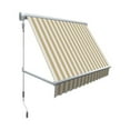 thumbnail image 1 of Awntech MS6-US-LW 6 ft. Mesa Window Retractable Awning, Linen & White - 24 x 24 in., 1 of 1