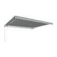 thumbnail image 1 of Awntech MTL20-US-GW 20 ft. Maui Left Motor & Remote Retractable Awning, Gray & White - 120 in., 1 of 1