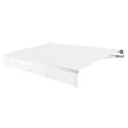 thumbnail image 1 of Awntech 10 Ft Maui Left Motorized Heavy Duty Patio Retractable Awning (120in x 9.25in x 96in), White, 1 of 8