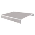 thumbnail image 1 of Awntech 8 Ft Maui Left Motorized Heavy Duty Patio Retractable Awning (96in x 9.25in x 78in), Gray, 1 of 8