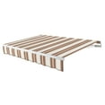 thumbnail image 1 of Awntech 16 Ft Maui Left Motorized Heavy Duty Patio Retractable Awning (192in x 9.25in x 120in), Brown/Tan/Terracotta Multi, 1 of 8