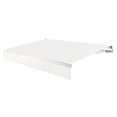 thumbnail image 1 of Awntech 24 Ft Maui Left Motorized Heavy Duty Patio Retractable Awning (288in x 9.25in x 120in), White, 1 of 8