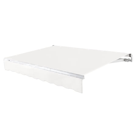 Awntech Maui Left Motorized Retractable Awning, 14' x 10', White