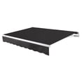 thumbnail image 1 of Awntech 8 Ft Maui Left Motorized Heavy Duty Patio Retractable Awning (96in x 9.25in x 78in), Black, 1 of 8
