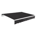 thumbnail image 1 of Awntech 8 Ft Maui Right Motorized Heavy Duty Patio Retractable Awning (96in x 9.25in x 78in), Black, 1 of 7