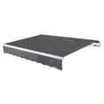 thumbnail image 1 of Awntech 14 Ft Maui Left Motorized Heavy Duty Patio Retractable Awning (168in x 9.25in x 120in), Gunmetal, 1 of 8