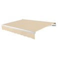 thumbnail image 1 of Awntech 16 Ft Maui Left Motorized Heavy Duty Patio Retractable Awning (192in x 9.25in x 120in), Tan, 1 of 8