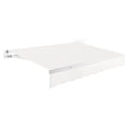 thumbnail image 1 of Awntech 10 Ft Maui Manual Heavy Duty Patio Retractable Awning (120in x 9.25in x 96in), White, 1 of 9