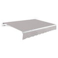 thumbnail image 1 of Awntech 14 Ft Maui Manual Heavy Duty Patio Retractable Awning (168in x 9.25in x 120in), Gray, 1 of 9