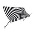 thumbnail image 1 of Awntech NO21-US-5KW 5.38 ft. New Orleans Awning, Black & White - 31 x 16 in., 1 of 1