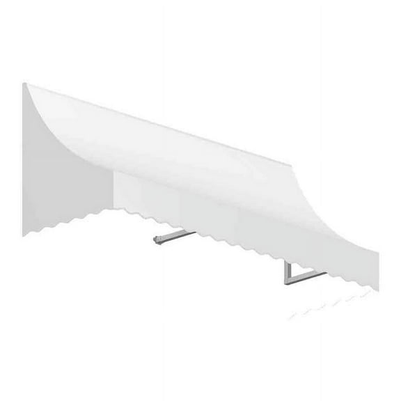 Awntech NT33-US-4W 4.38 ft. Nantucket Window & Entry Awning, Off White - 44 x 36 in.