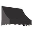 thumbnail image 1 of Awntech 3.38 Ft Nantucket Curved Slope Fixed Awning Canopy (40.5in x 31in x 24in), Black, 1 of 2
