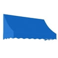 thumbnail image 1 of Awntech 5.38 Ft Nantucket Curved Slope Fixed Awning Canopy (64.5in x 44in x 36in), Bright Blue, 1 of 3