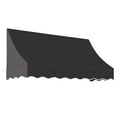 thumbnail image 1 of Awntech 5.38 Ft Nantucket Curved Slope Fixed Awning Canopy (64.5in x 44in x 36in), Black, 1 of 3