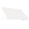 thumbnail image 1 of Awntech 5.38 Ft Nantucket Curved Slope Fixed Awning Canopy (64.5in x 31in x 24in), White, 1 of 3