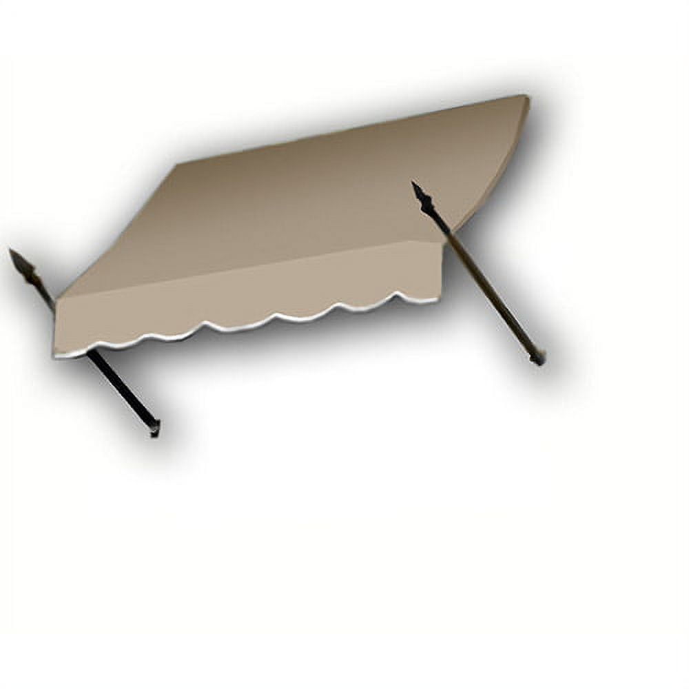 Tan Aluminum Frame Traditional Window/Door Awning
