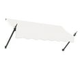 thumbnail image 1 of Awntech 5.38 Ft New Orleans Fixed Awning Canopy with Spear Arms (64.5in x 24in x 16in), White, 1 of 2