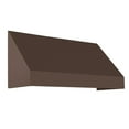 thumbnail image 1 of Awntech 6.38 Ft New Yorker Fixed Awning Canopy with Rigid Valance (76.5in x 18in x 36in), Brown, 1 of 5
