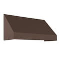 thumbnail image 1 of Awntech 5.38 Ft New Yorker Fixed Awning Canopy with Rigid Valance (64.5in x 16in x 30in), Brown, 1 of 2