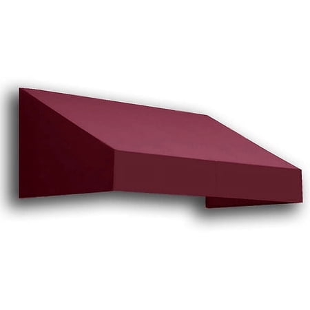 Awntech New Yorker Fixed Awning 52.5" x 16" x 30", Burgundy