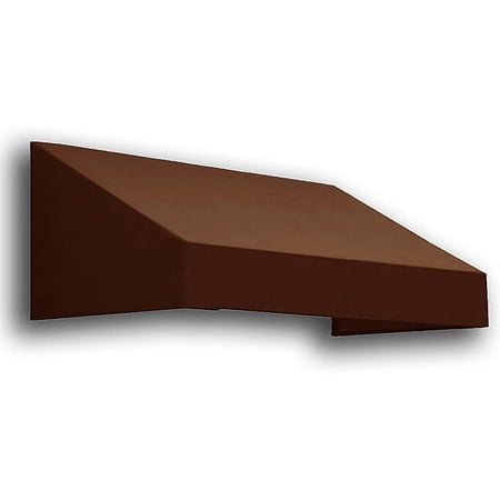 Awntech New Yorker Fixed Awning 76.5" x 16" x 30", Brown