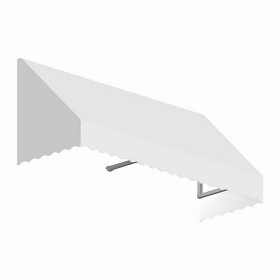 Awntech RF22-US-7W 7.38 ft. San Francisco Window & Entry Awning, Off White - 31 x 24 in.