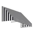 thumbnail image 1 of Awntech RN22-US-6KW 6.38 ft. New Yorker Window & Entry Awning, Black & White - 31 x 24 in., 1 of 1