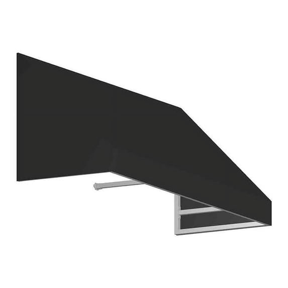 Awntech RN22-US-8K 8.38 ft. New Yorker Window & Entry Awning, Black - 31 x 24 in.
