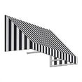 thumbnail image 1 of Awntech RN22-US-8KW 8.38 ft. New Yorker Window & Entry Awning, Black & White - 31 x 24 in., 1 of 1