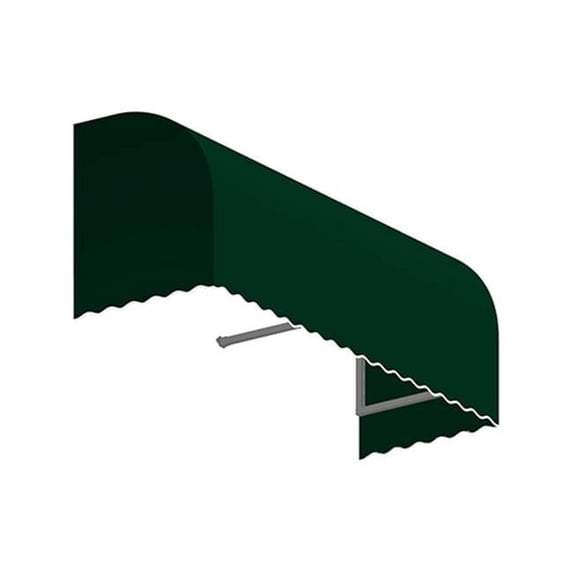 Awntech RS22-US-3F 3.38 ft. Savannah Window & Entry Awning, Forest Green - 31 x 24 in.