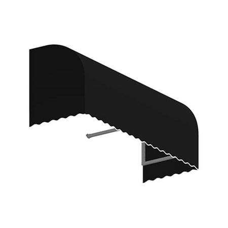 Awntech RS22-US-6K 6.38 ft. Savannah Window & Entry Awning, Black - 31 x 24 in.