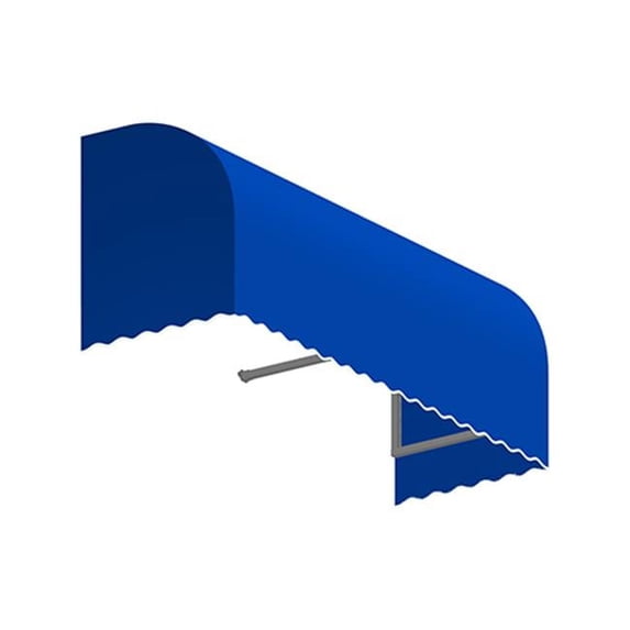 Awntech RS22-US-8BB 8.38 ft. Savannah Window & Entry Awning, Bright Blue - 31 x 24 in.