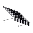 thumbnail image 1 of Awntech SANT33-US-4KW 4.38 ft. Santa Fe Twisted Rope Arm Window & Entry Awning, Black & White - 44 x 36 in., 1 of 1