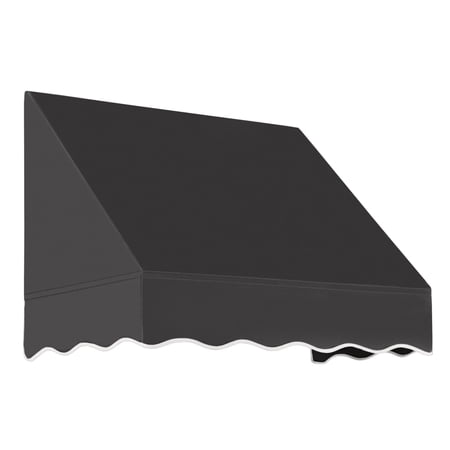 Awntech San Francisco Fixed Awning, 40.5" x 24" x 42", Black