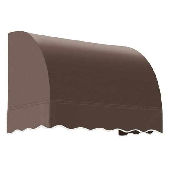 Awntech 4.38 Ft Savannah Waterfall Closed-Sides Awning Canopy (52.5in x 31in x 24in), Brown