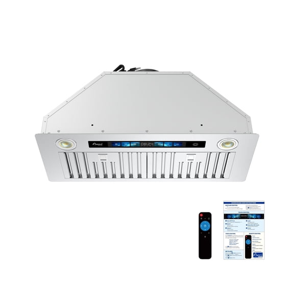 Awoco RH-BQ-V30 30" Voice & Gesture Control Range Hood Insert, 4-Speed, 800 CFM
